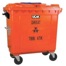 U4X 660 Lt -770 Lt Tıbbi Atık Konteyneri